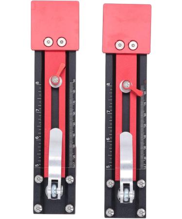 Buy Overlapping Glides - 2-Piece Sliding Assembly Plate | Aluminum Alloy with Clear Scales for Easy Wood Processing - Buy Online on GoSupps.com