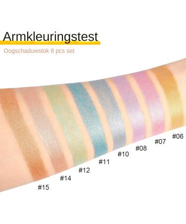 Eyeshadow pen cream eyeshadow stick8 pieces eyeshadow applicator pen Blendable Cream Waterproof Eyeshadow Stick Longlasting eyeshadow stick for cosmetics - Buy Online on GoSupps.com