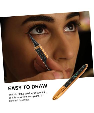 Didiseaon Self Adhesive Mascara Cosmetic Accessories Magnetic Eyeliner Non-magnetic Plastic Paste Drill 1 count (Pack of 1) Colorful - Buy Online on GoSupps.com