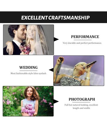 Healifty Colored Lashes Strips 3Pairs Halloween Fake Eyelashes Red Black False Eyelashes Makeup Beauty Eyelashes for Holiday Performance Dancing Party - Buy Online on GoSupps.com