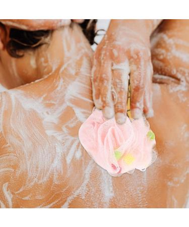 2pcs Exfoliating Shower Sponge for Women - Body Scrubber Bath Sponge & Skin Cleaner - Buy Online on GoSupps.com