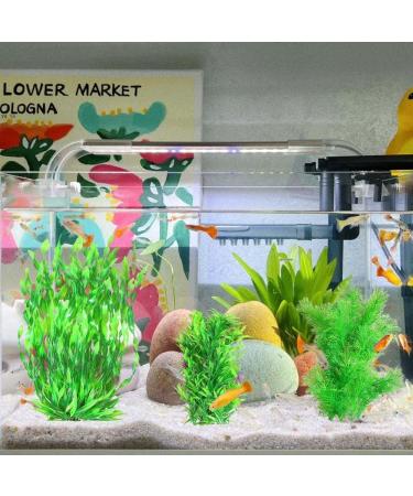 Ctpeng 3-Piece Plastic Aquarium Plants (24-32 cm) | XL Green Aquarium Decoration for Stunning Aquascapes - International Shipping Available - Buy Online on GoSupps.com