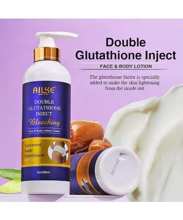 AILKE Whitening & Lightening Body Lotion With Glutathione Collagen Deeply Moisturizing Smooth Non- Greasy Cream Suitable For Black Skin Dark Skin and Brown Skin - Buy Online on GoSupps.com