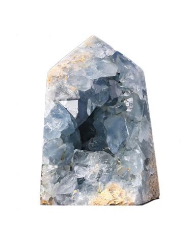 Natural Raw Blue Celestite Specimen Irregular Blue Celestite Crystal Cluter PointCrystal Cluster Geode Gemstone for Home Decoration Collection Gift 300g Stone Collection (Size : 300g)