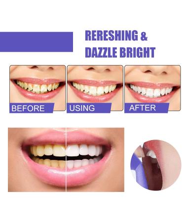 Purple Toothpaste for Sensitive Teeth | Color Correction & Whitening | Fresh Breath (45ml) - Shop Internationally - Buy Online on GoSupps.com