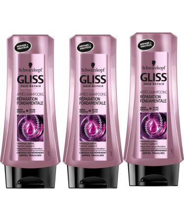Schwarzkopf - Gliss - Conditioner - Fundamental Repair - 200 ml - Pack of 3 - Buy Online on GoSupps.com
