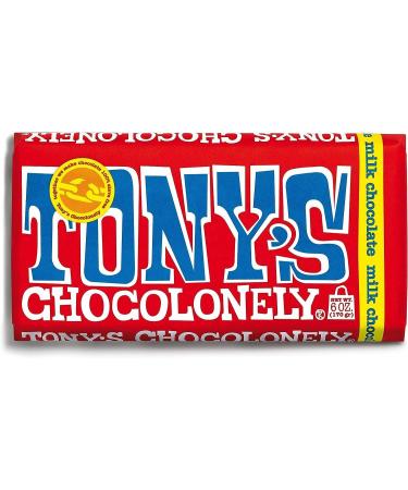 Tony's Chocolonely Milk Chocolate Bar 12 x 180g Tasty And Twisty Treat Gift Hamper For Birthday Christmas Sold By Kidzbuzz