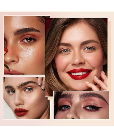 2 in 1 Double Ended Eyebrow Pencil 2024 New Waterproof Micro Brow Pencil Fine Stroke Microblade Eyebrow Pencil Multifunction Magic Eyebrow Pencil Long-Lasting Natural Makeup Tools (Dark Brown) - Buy Online on GoSupps.com