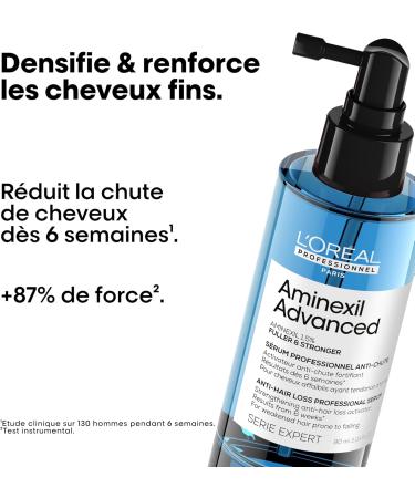 L'OREAL PROFESSIONNEL - Cheveux Clairesem s & En Perte de Densit - Serioxyl Advanced - Multiplie & R g n re la Masse de Cheveux d s 6 semaines 2 - Cure Compl te - Buy Online on GoSupps.com