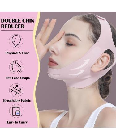 Double Chin Reducer Reusable Chin Strap for Women Breathable and Comfortable V Line Lifting Mask - Buy Online on GoSupps.com