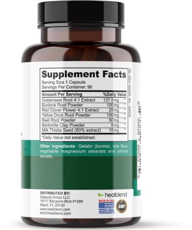 healblend Detox Formula Drug Free 1 - Buy Online on GoSupps.com