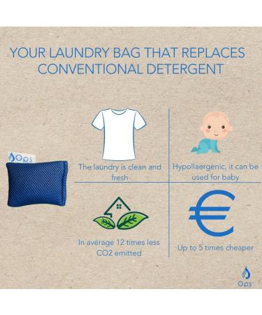 OPS Clean - 350 Washpia Eco Lashing Ball | Wash Without Detergent | Environmentally Friendly Bio Detergent for Allergy Relief - Buy Online on GoSupps.com