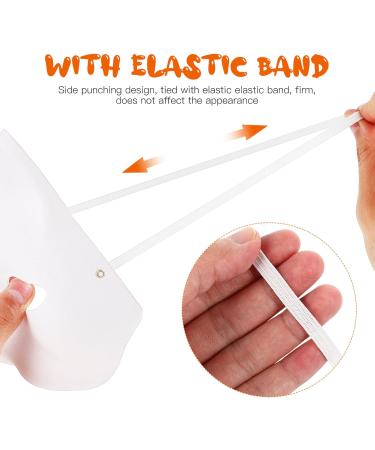 Luxshiny 3 STK Halloween Decor - Hand-Painted White Masquerade Masks Cat Face Fox Graffiti Perfect Accessories for Creative Costumes - Buy Online on GoSupps.com