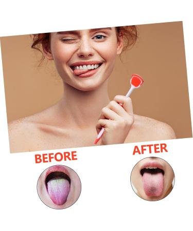 Ultechnovo 2-St Tongue Cleaning Brush - Stainless Steel Scraper Tool for Adults | Effective Tongue Scrubbing & Hygiene | Blue 19.5x3x0.6cm - Buy Online on GoSupps.com