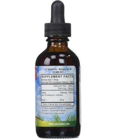 LA Naturals Iodine with Kelp 0.02 lb - Natural Thyroid Support - Buy Online on GoSupps.com