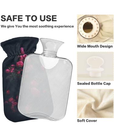 Durable 2L Heat Bottle | Romantic Roses Hand & Foot Warmers | Heat Therapy for Pain Relief - Buy Online on GoSupps.com