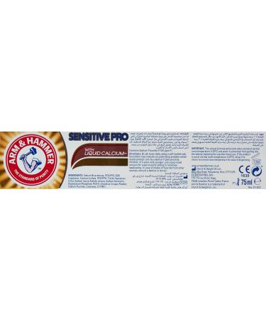 Arm & Hammer Sensitive Pro Daily Toothpaste 75ml - Gentle Dental Care for Sensitivity - Buy Online on GoSupps.com