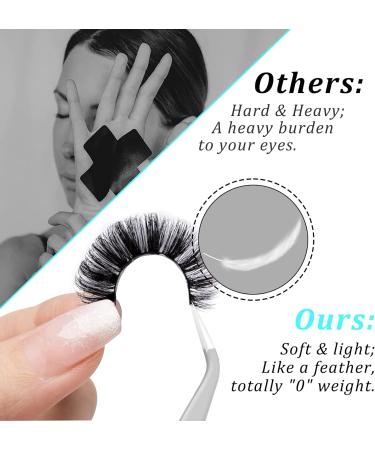 Leipple False Eyelashes 7 Pairs - Professional Reusable 8D Lashes - Natural Wispy Thick Fluffy Fake Eyelashes Faux Eyelashes (G610) - Buy Online on GoSupps.com