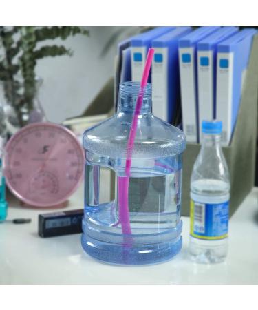 Hiware Extra Long 14.5 Reusable Silicone Straws for 1 Gallon Water Bottle - 2 Pack with Cleaning Brush - Buy Online on GoSupps.com