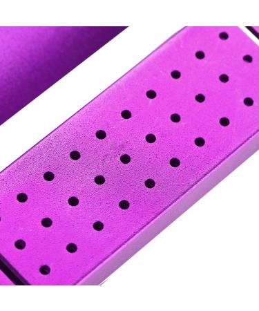 30 Holes Aluminum Disinfection Box Case for Dental Burs | Autoclavable Dentist Tool (Purple) - Buy Online Now! - Buy Online on GoSupps.com