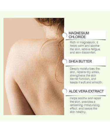 Cr me au magn sium pour les soins de la peau baume nourrissant pour le corps cr me naturelle pour peau s che beurre hydratant pour le corps 114 g avec 3 ans de dur e de vie - Buy Online on GoSupps.com