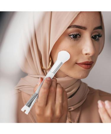 FOMIYES Nose Contour Brush U Shaped Makeup Brush Highlighter Applicator Double Head Loose Powder Brush Blush Brush Eyeshadow Brush Cosmetics Tool - Buy Online on GoSupps.com