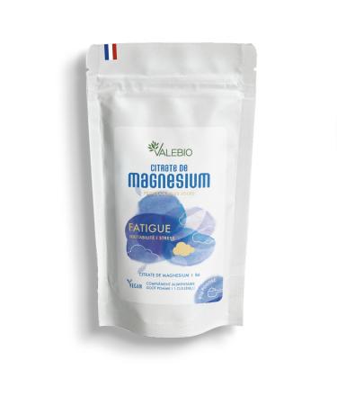 Magnesium Citrate | Fights Fatigue, Anxiety, Stress | Contributes to Normal Muscle Function | Helps Have a Normal Energy Metabolism | Powder 80g | Valebio