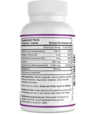 Nerve Support Formula for Neuropathy Relief- 120 Capsules for Aches & Discomfort - Buy Online on GoSupps.com