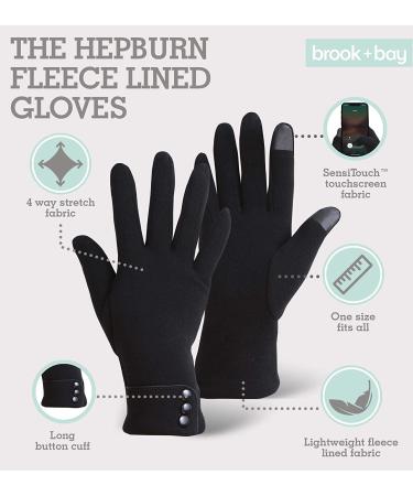 Womens Winter Touch Screen Gloves - Warm & Lightweight Touchscreen Glove Liners for Texting  Driving & Social Media Browsing - Ladies Cold Weather Black Thermal Hand Gloves for The Tech Savvy & Chic - Buy Online on GoSupps.com