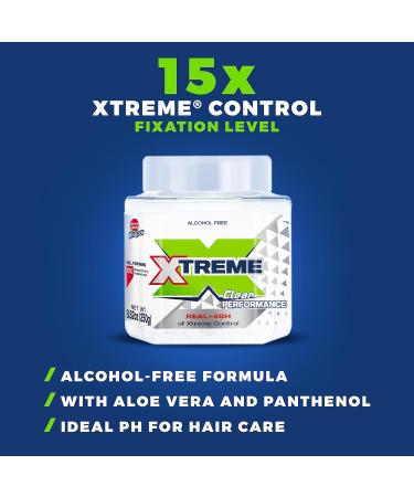 Xtreme Performance Clear Styling Hair Gel with Aloe Vera - 8.82 oz Jar (Pack of 12) | Best International Shipping & Quality Hair Care - Buy Online on GoSupps.com