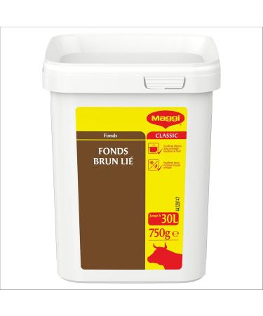 MAGGI Professional Dehydrated Brown Bonded Fund 750 g - Dehydrated Base - Sauce - Cooking Base - Box of 750 g for 15 L to 30 - Buy Online on GoSupps.com