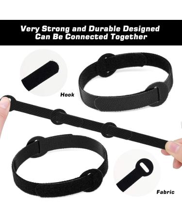 HAVE ME TD Reusable Cable Ties - 4+6+8+10inch - Black - 150PCS - Buy Online on GoSupps.com