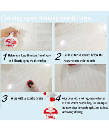 300ml Floor Tile Descaling and Cleaning Artifact Ceramic Tile Floor Cleaner Spray Multi-Purpose Powerful Decontamination Floor Cleaner Deep Cleaning Polishing Brightening. - Buy Online on GoSupps.com