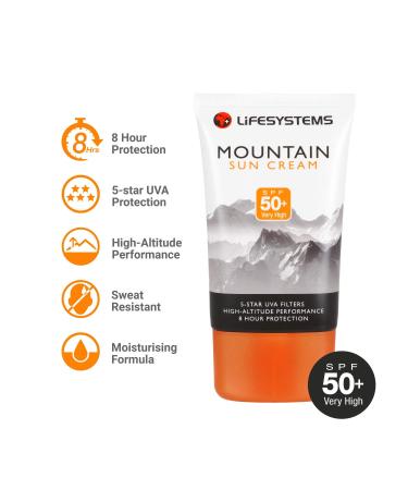 Mountain SPF50+ Sun Cream - 100ml | High Protection Sunscreen for All Skin Types - Fast International Shipping - Buy Online on GoSupps.com