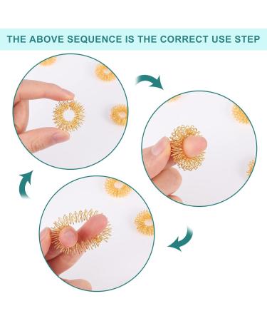 Tao Pipe 12-Piece Massage Ring Set | Acupressure Rings for Stress Relief & Blood Circulation - Ideal for Osteoarthritis - Buy Online on GoSupps.com
