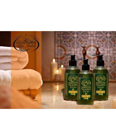  BIO JALAL Original Aleppo liquid soap 75% olive oil and 25% laurel oil 250ml ideal for hands body and hair natural product from Turkey - Buy Online on GoSupps.com