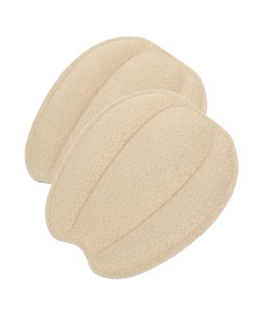 FRCOLOR 1 Pair of Metatarsal Pads Heel Forefoot Cushions Tongue Pads Forefoot Sponge Pads Beige