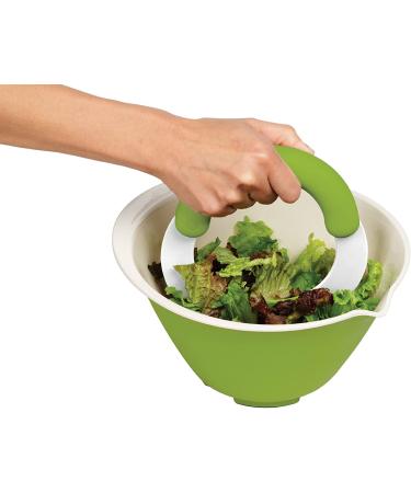 Chef'n SaladShears Lettuce Chopper - White | Effortlessly Cut and Chop Lettuce for Fresh Salads - Buy Online on GoSupps.com