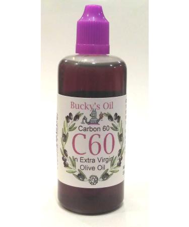 C60 Olive oil - 100ml bottle - 82mg Carbon 60: 99.9% in Extra Virgin Olive Oil, Lipofullerene