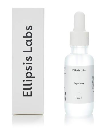 Squalane Oil by Ellipsis Labs 100% Natural Olive derived Squalane Oil a Deep Moisturiser for targeting Dry Skin with Anti-Ageing Properties 30ml