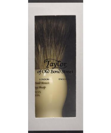 Taylor of Old Bond Street Pure Badger Large Ivory Shaving Brush - Buy Online on GoSupps.com