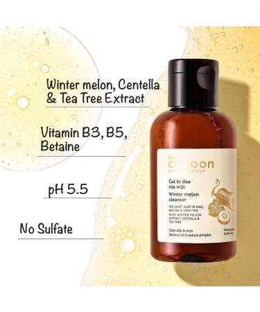 Buy Cocoon Winter Melon Cleanser (10.48 fl oz) | Hydrating & Soothing | International Shipping Available - Buy Online on GoSupps.com