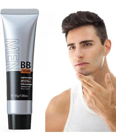 Mens BB Cream Foundation Face Tinted Moisturiser Mens Concealer Colour Correcting Cream for Cover Blemishes BB Cream Light with SPF15+ Even Skin Tone Face Cream Skin Tint Foundation Tinted Sunscreen - Buy Online on GoSupps.com