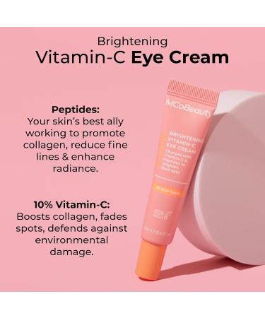 MCoBeauty - Hydration Bundle, Hydrate & Glow Ultra-Fine Mist and Glow Brightening Vitamin C Eye Cream, Cruelty Free, Vegan - Skin Care, Beauty Products - Pack of 2 - Buy Online on GoSupps.com