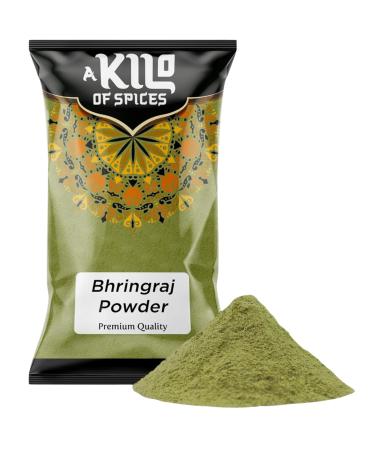 A Kilo of Spices Poudre Bhringraj 1 kg | Eclipta Alba | Fausse marguerite | Nourrit le cuir chevelu am liore la croissance des cheveux et stimule la brillance des cheveux | Aide pr venir la perte 1 kg (Lot de 1)