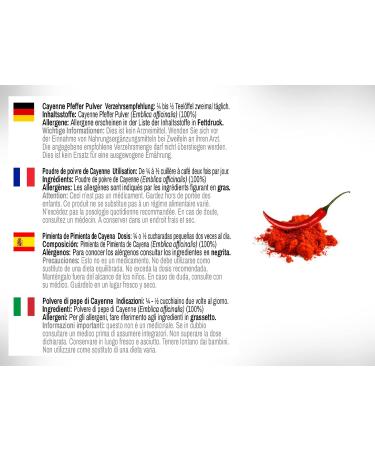 Dr. Wakde's 1Kg Cayenne Pepper Powder - Pure & Dried Capsicum frutescens for Ayurvedic Benefits | Vegan | Same Day Dispatch - Buy Online on GoSupps.com