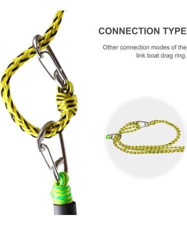 Jranter Watersports Heavy Duty Tow Harness 18 Feet - Ideal for Towing 1-4 Rider Towable Tube, Water Ski, Wakeboard - Yellow/Black - Buy Online on GoSupps.com