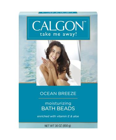 Calgon Ultra-Moisturizing Bath Beads  Ocean Breeze  30 Ounce Ocean Breeze 1.8 Pound (Pack of 1)