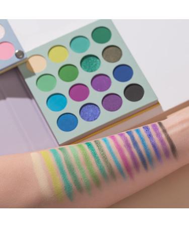 BestLand 4-in-1 Color Board Eyeshadow Palette - Glitter, Metallic, Matte, Shimmer | Highly Pigmented and Easy to Blend | Natural Ultra Eye Shadow Powder (Color Twist) - Buy Online on GoSupps.com