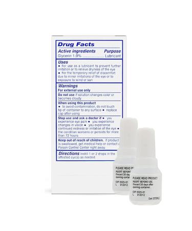 Vision Clarity Eye Drops 1% Carnosine - Antioxidant Lubricants for Dry Eyes & Cataracts - 2 Vials x 5ml - Buy Online on GoSupps.com